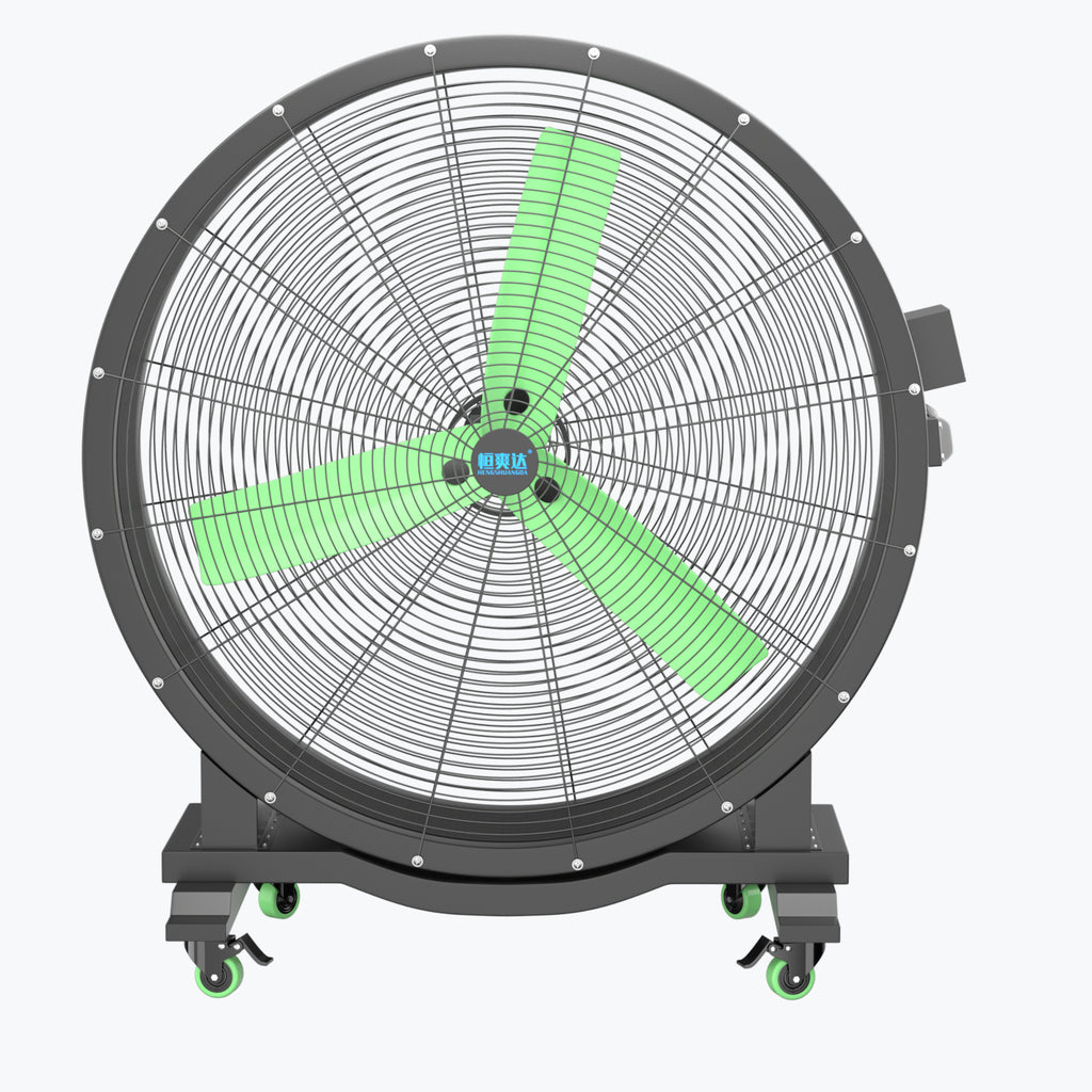 HVLS Three Fan Blades Portable Drum Fan