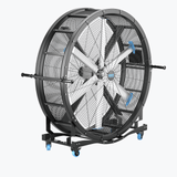 HVLS Six Fan Blades Portable Drum Fan