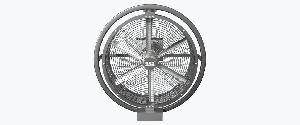 HVLS Six Fan Blades Wall Fan